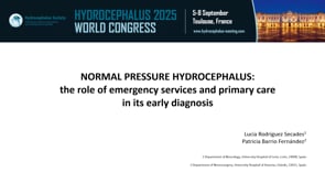Normal Pressure Hydrocephalus: The role of emergency services and primary care in its early diagnosis-Lucia Rodriguez Secades