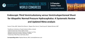 Endoscopic Third Ventriculostomy versus Ventriculoperitoneal Shunt for Idiopathic Normal Pressure Hydrocephalus: A Systematic Review and Updated Meta-analysis-Yasmin P. Silva