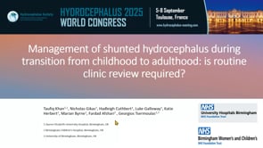 Management of shunted hydrocephalus during transition from childhood to adulthood: is routine clinic review required-Taufiq Khan