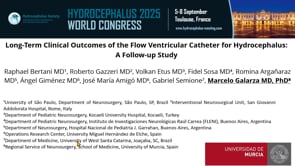 Long-Term Clinical Outcomes of the Flow Ventricular Catheter for Hydrocephalus: A Follow-up Study-Raphael Bertani