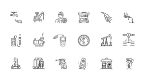 Animated Oil Industry Icon Set, an Outline Icon by Prosymbols (Thumbnail 4 of 4)