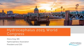 Hydrocephalus 2025 World Congress-Diana Gray