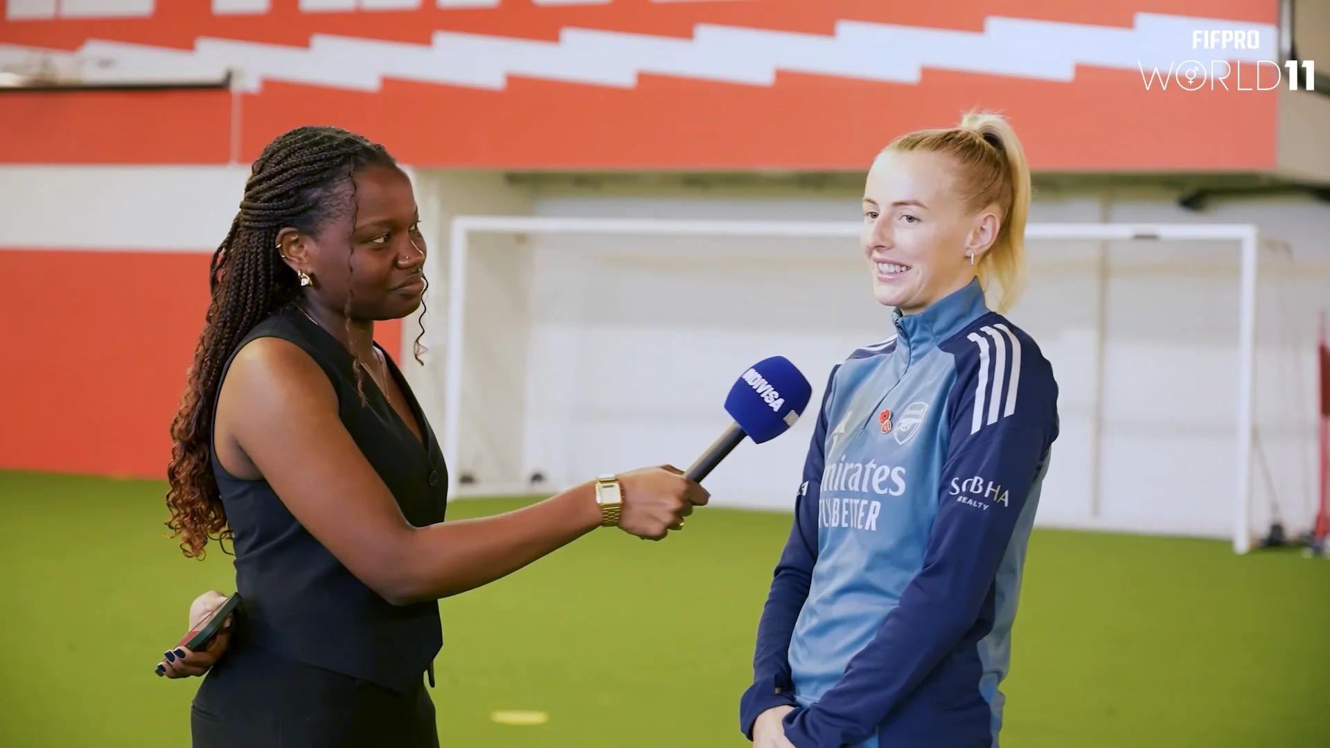 Arsenal trio on making Women's World 11: 