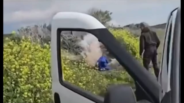 Ρόδος διάσωση ελαφίου που παγιδεύτηκε σε δίχτυα 3-11-2025