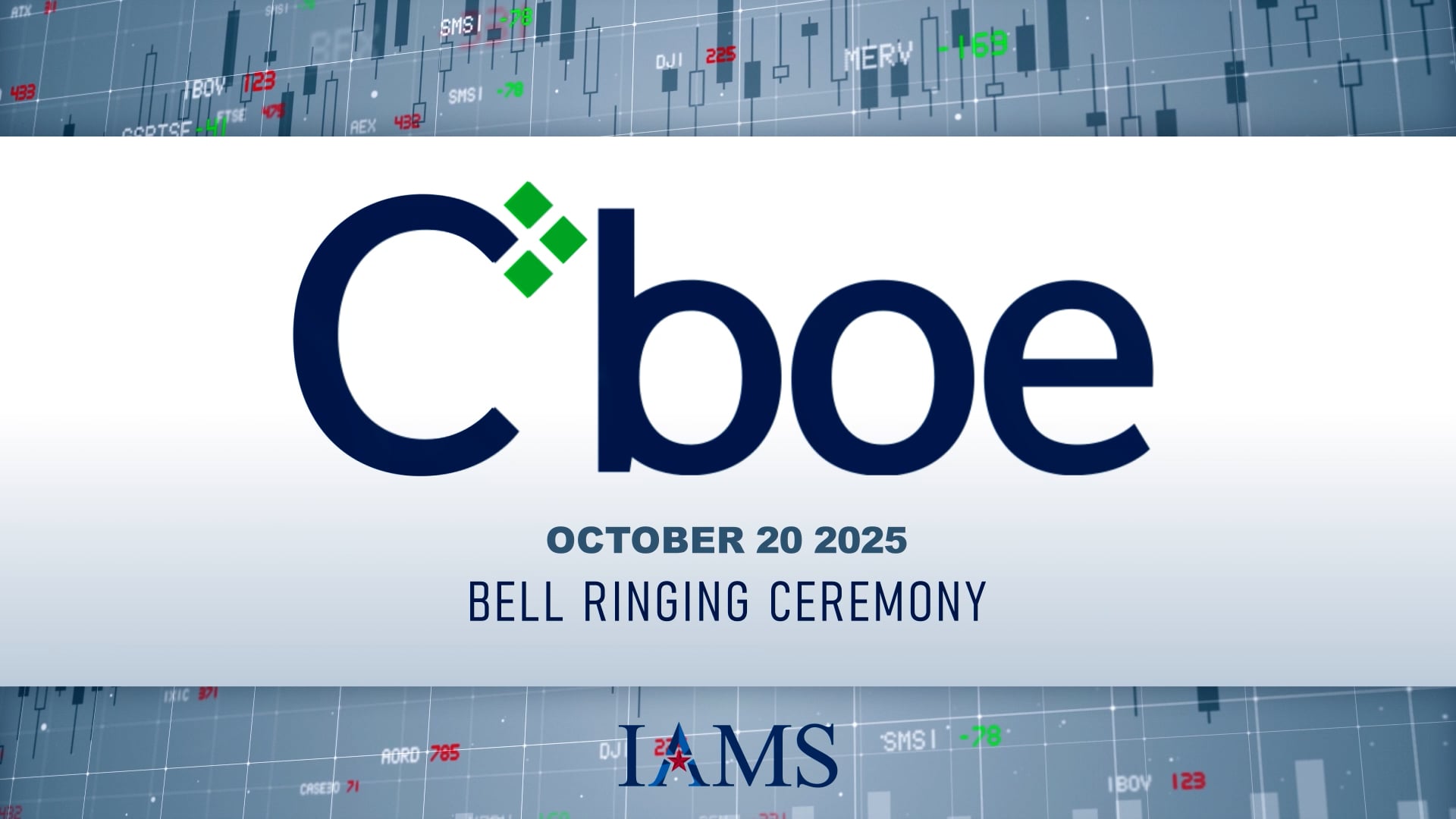 Raymond Robinson - Cboe: Bell Ringing Ceremony - October 20, 2025