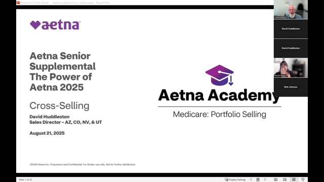 Cross Selling Academy with Aetna