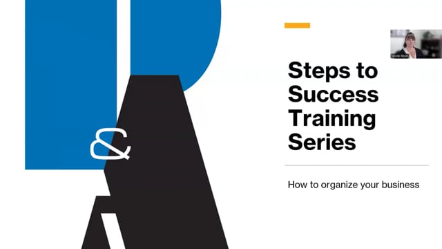 Organizing Your Business