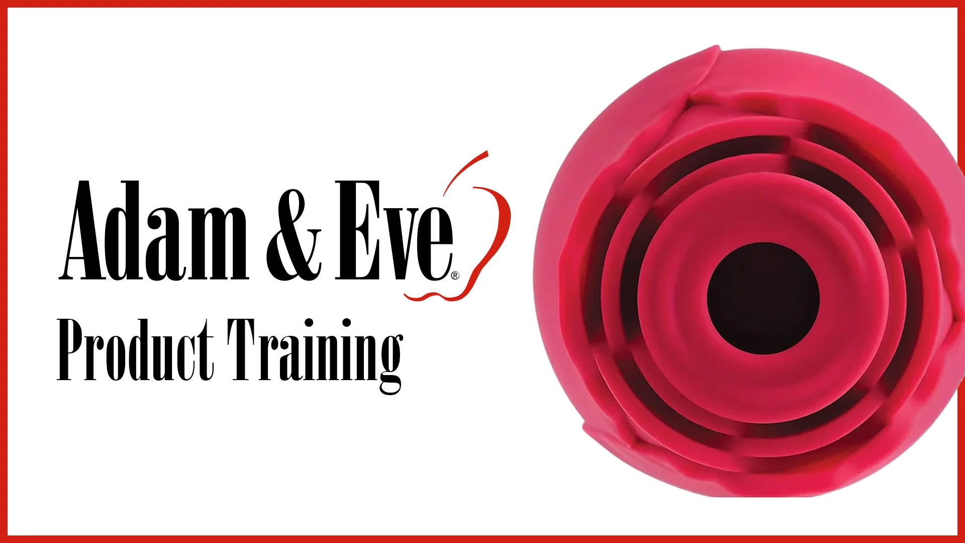 Adam & Eve Training Eve's Ravishing Suction Rose