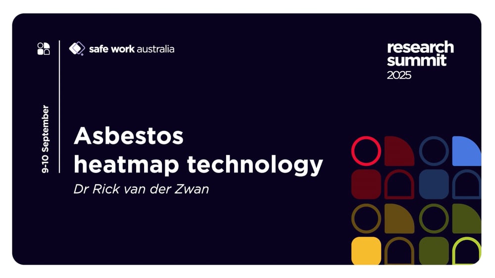 Asbestos heatmap technology - Dr Rick van der Zwan