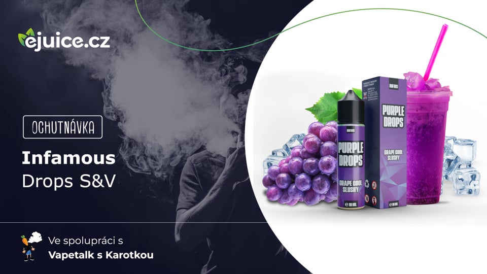 Příchutě Infamous Drops S&V - ochutnávka (CZ)