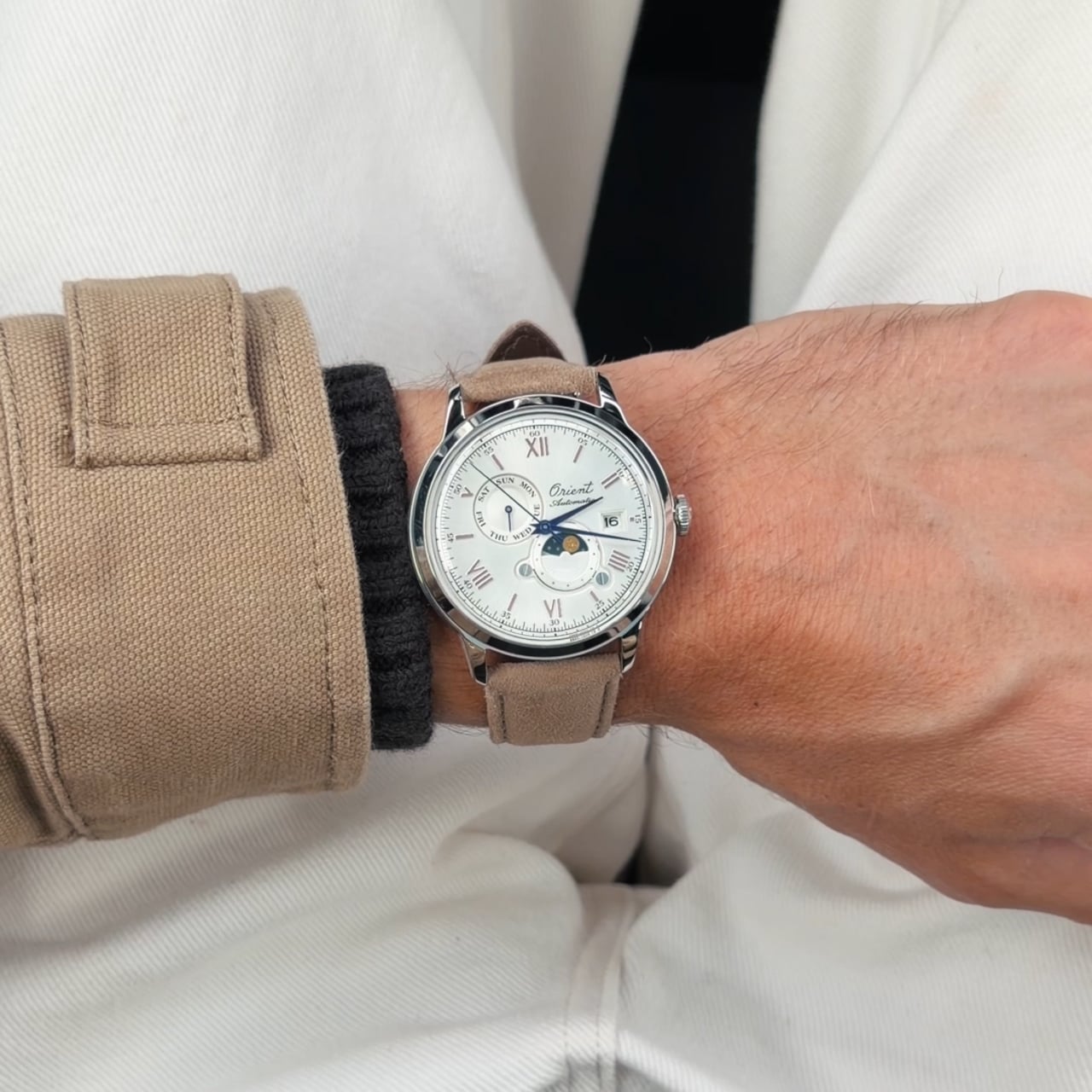 Orient Bambino Sun & Moon 75 Anniversary RA-AK0808S