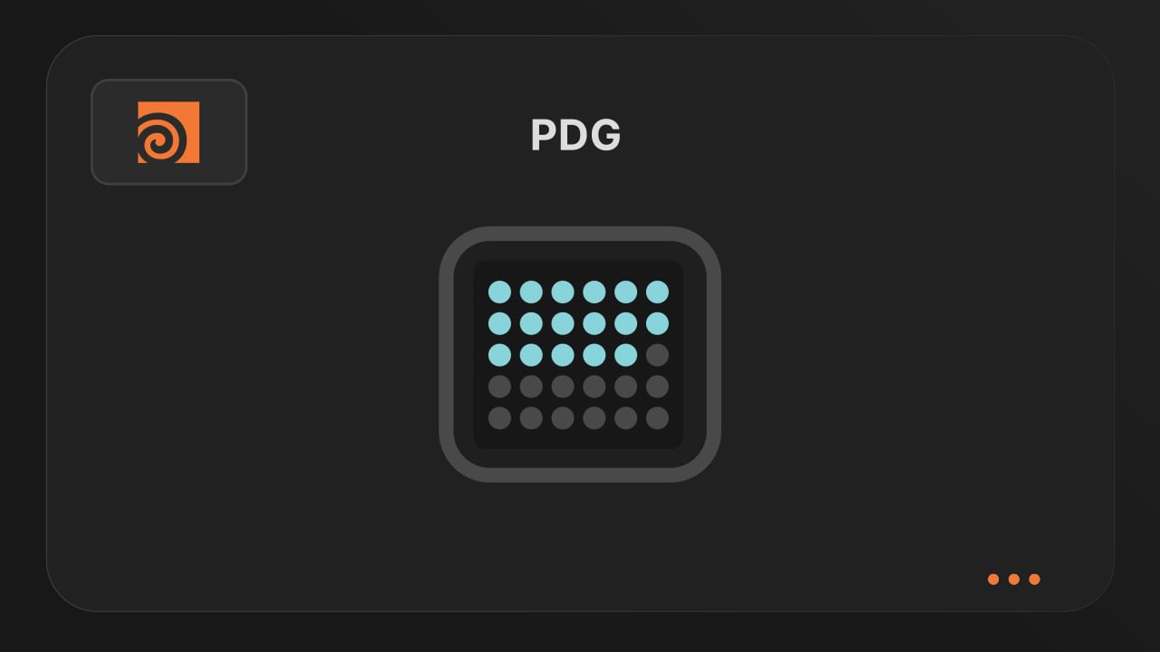 Cooking PDG projects - Video tutorial thumbnail