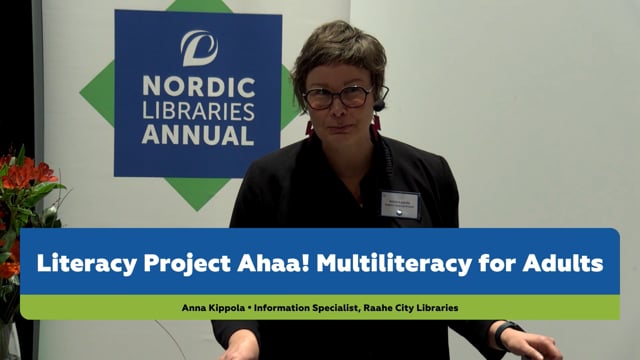 Anna Kippola: Literacy Project Ahaa! – Multiliteracy for Adults