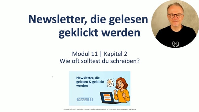 Wie oft solltest Du schreiben?