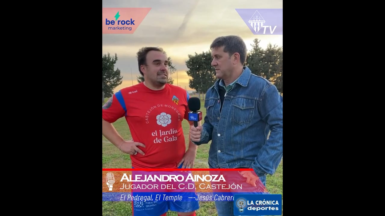ALEJANDRO AINOZA (Jugador Castejón) FC El Temple 1-0 CD Castejón / Jor. 7 - 2ª Regional Gr 2-2 / Fuente: CD Castejon