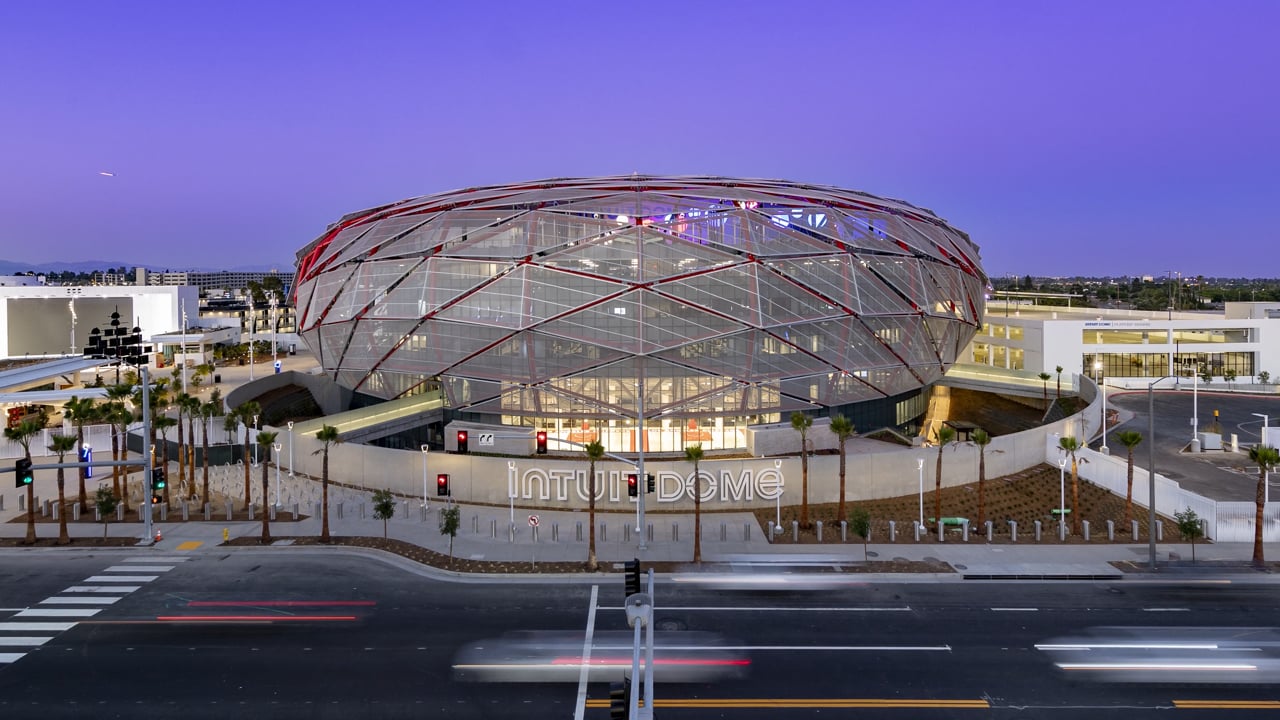 Intuit Dome named Project of the Year Award by ENR 2025