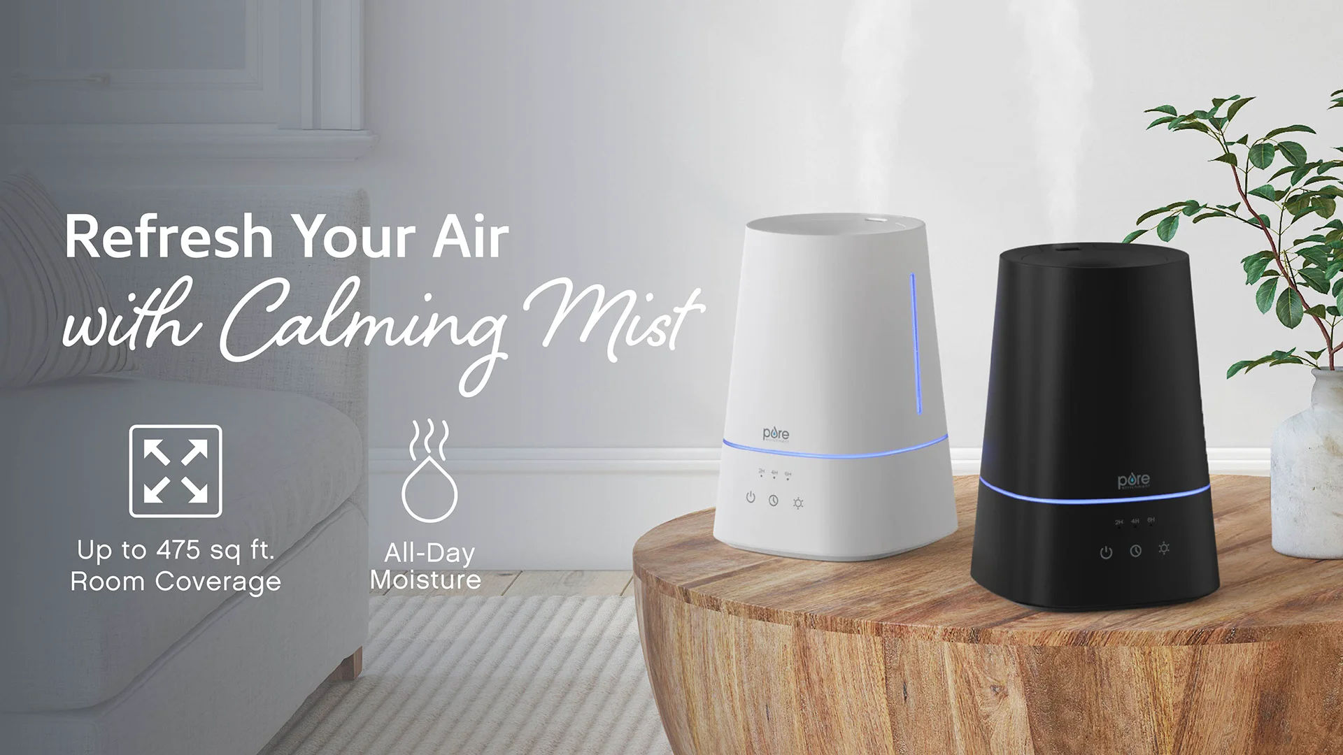 HUME™ Max Top Fill Humidifier | Pure Enrichment®