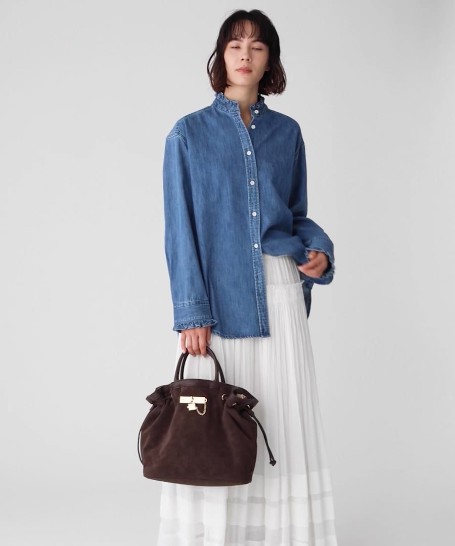 デニムフリルシャツ | [公式]バビロン（BABYLONE）通販