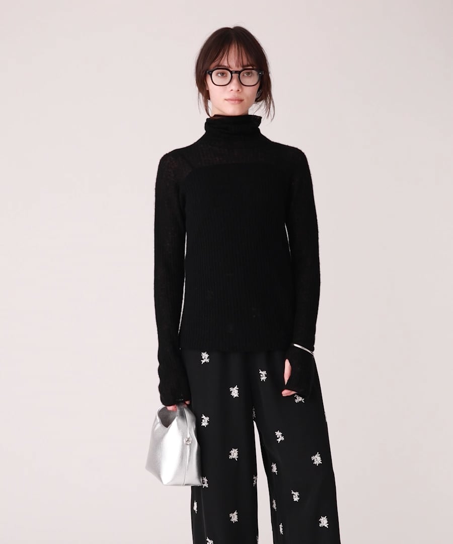 花刺繍イージーパンツ | [公式]バビロン（BABYLONE）通販