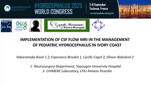 Implementation of CSF Flow MRI in the Management of Pediatric Hydrocephalus in Ivory Coast -Vakaramoko Kone