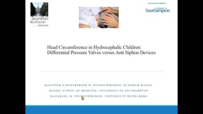 Head Circumference in Hydrocephalic Children: Differential Pressure Valves versus Anti Siphon Devices-Stefanie Kaestner