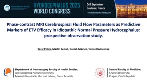Phase-Contrast MRI Cerebrospinal Fluid Flow Parameters as Predictive Markers of ETV Efficacy in Idiopathic Normal Pressure Hydrocephalus: prospective observation study-Karel Pistek