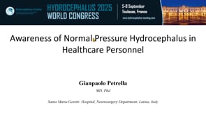 Awareness of Normal Pressure Hydrocephalus in Healthcare Personnel-Gianpaolo Petrella