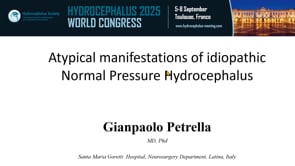 Atypical manifestations of idiopathic Normal Pressure Hydrocephalus-Gianpaolo Petrella
