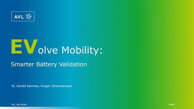 EVolve Mobility – smarter battery validation