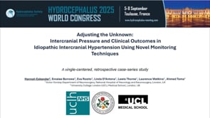 Adjusting the Unknown: Intercranial Pressure and Clinical Outcomes in Idiopathic Intercranial Hypertension-Hannh Eskender