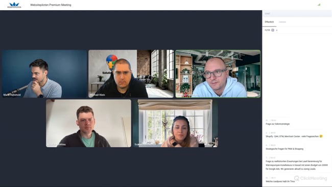 Bidding-Strategien, Klickpreise, Shopify & Tracking-Setup, Google Shopping & Free Listings mit Malte vom 06.11.25