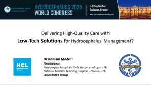 Delivering High-Quality Care with Low-Tech Solution for Hydrocephalus Management-Romain Manet