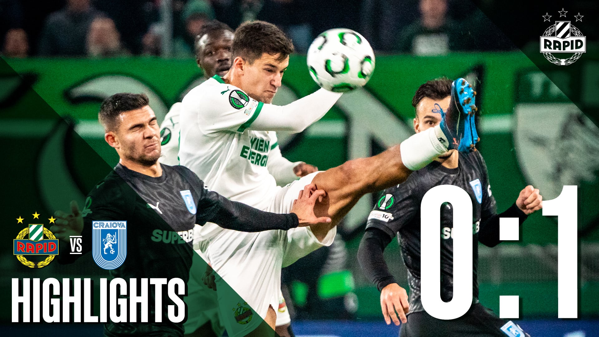 Highlights: SK Rapid – Universitatea Craiova | 6.11.2025
