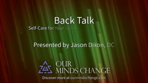 Back Talk - Self Care for Your Spine and Nervous System