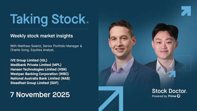 Taking Stock Weekly Insights 7 November 2025