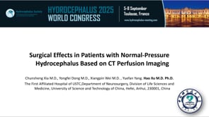 Surgical Effects in Patients with Normal-Pressure Hydrocephalus Based on CT Perfusion Imaging-Hao Xu