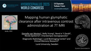 Mapping human glymphatic clearance after intravenous contrast administration at 7T MRI-Danielle Van Westen