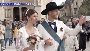 Couple Married In Notre Dame