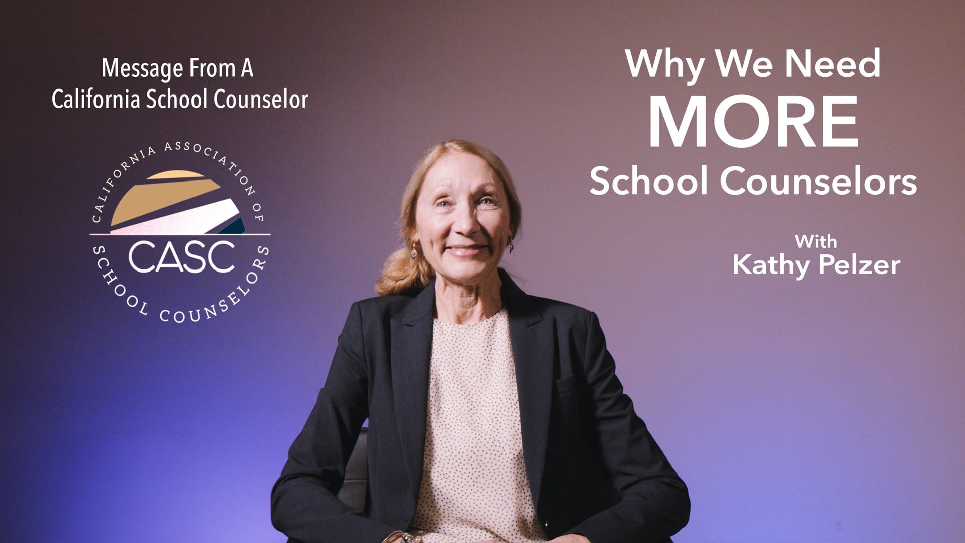 Why We Need More School Counselors w/ Kathy Pelzer