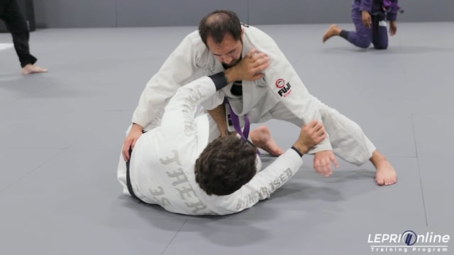 Side Control with Half Guard Escape to Sweep to Back Take