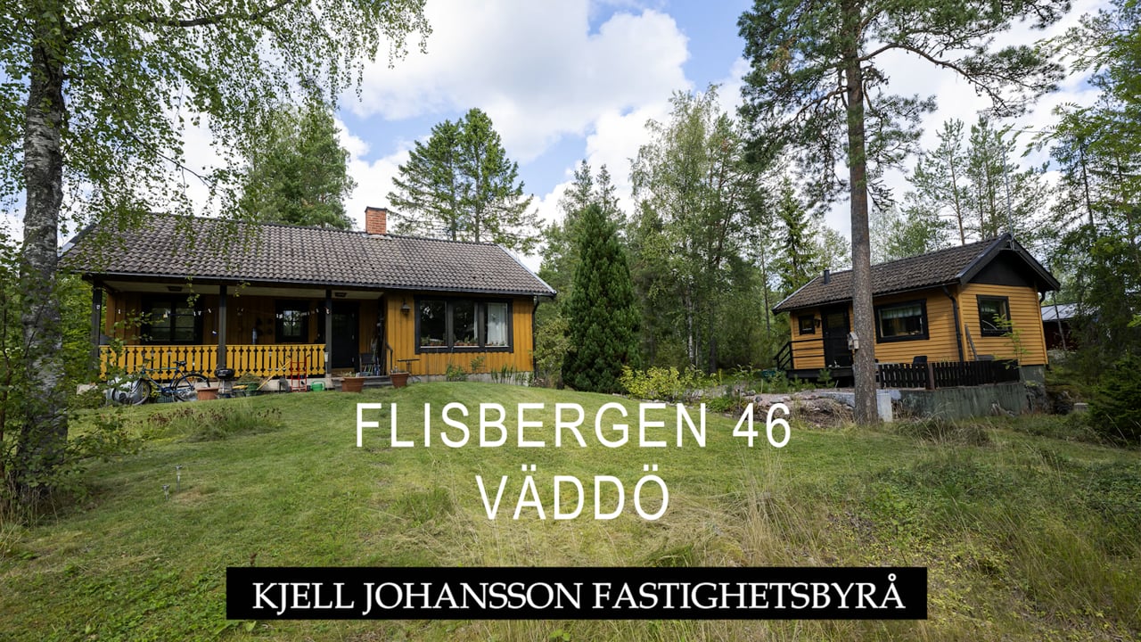 4 rum Vinterbonat fritidshus på Flisbergen 46 Väddö-sjönära Norrtälje kommun - video
