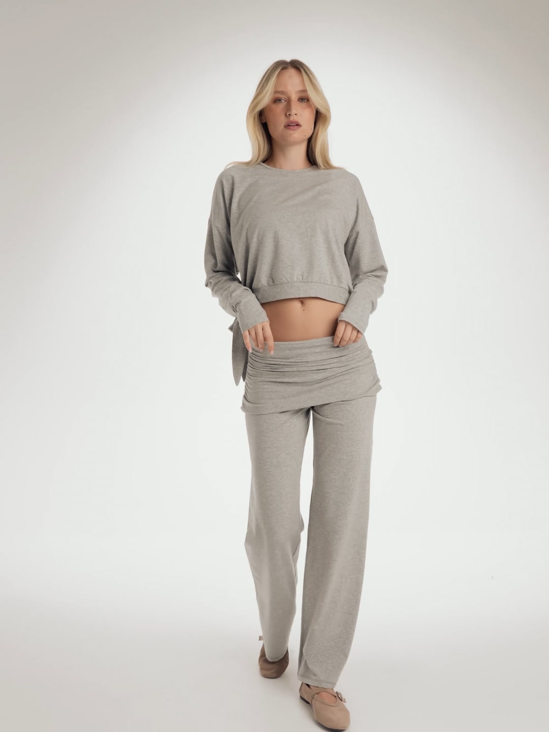 חולצה ארוכה מבד gaia