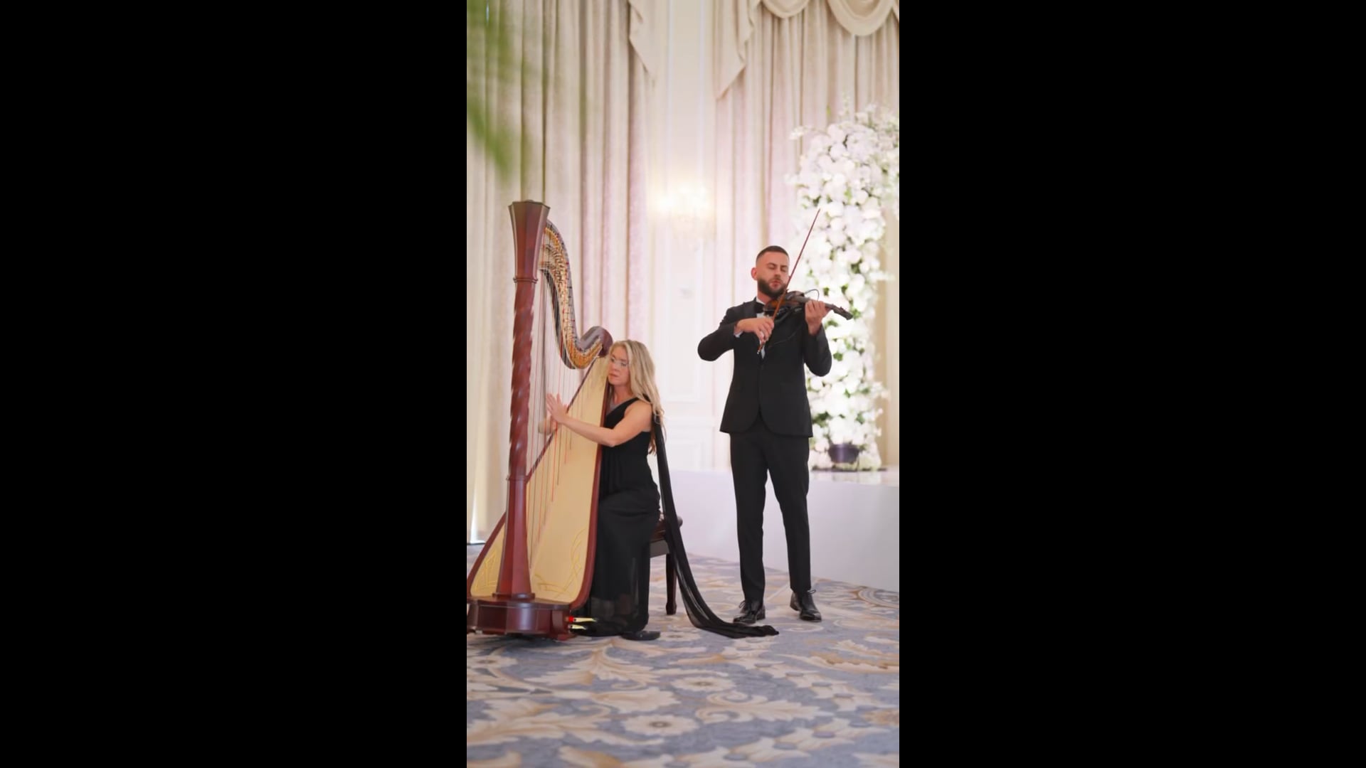 Promotional video thumbnail 9 for Harpist Karina