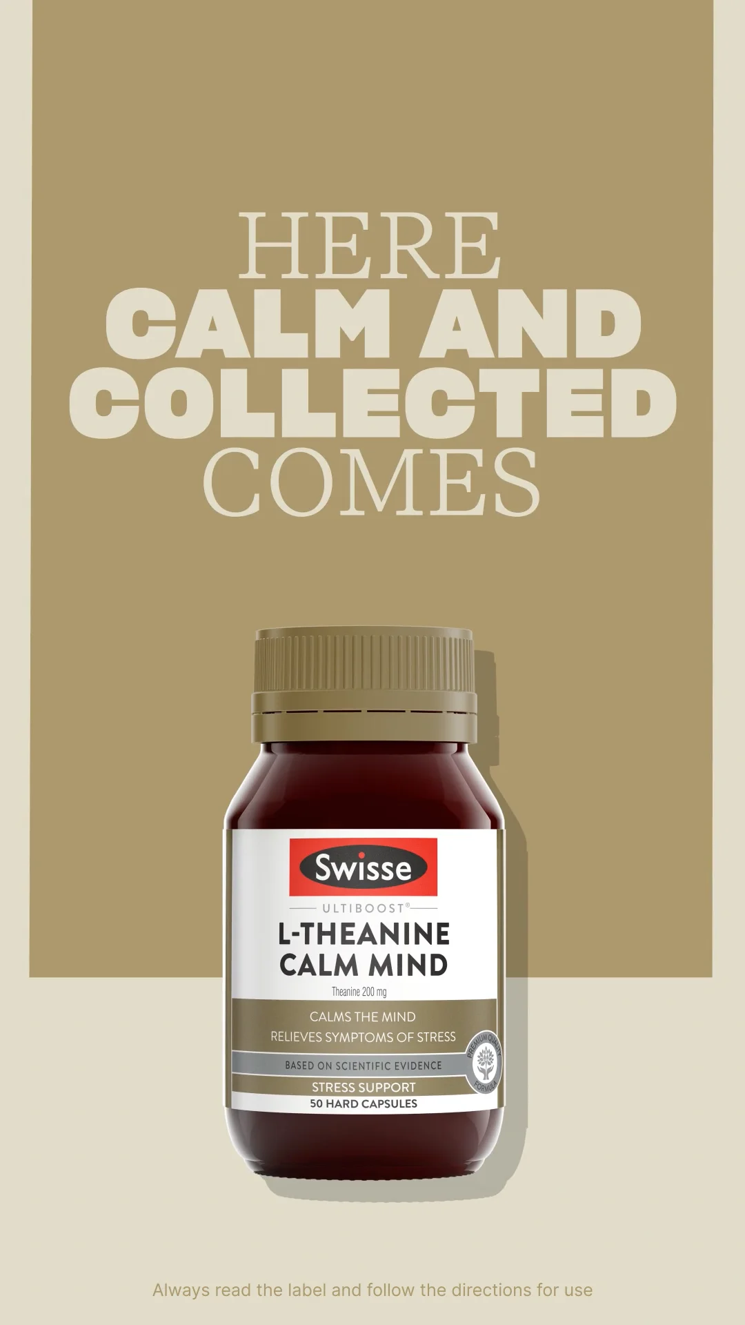 swisse l carnitine Ultiboost L-Theanine Calm Mind 16:9
