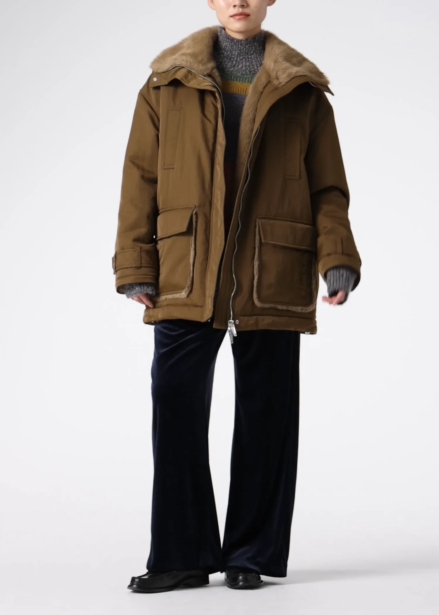 ウィメンズ フェイクファー カジュアルコート ｜ポール・スミス