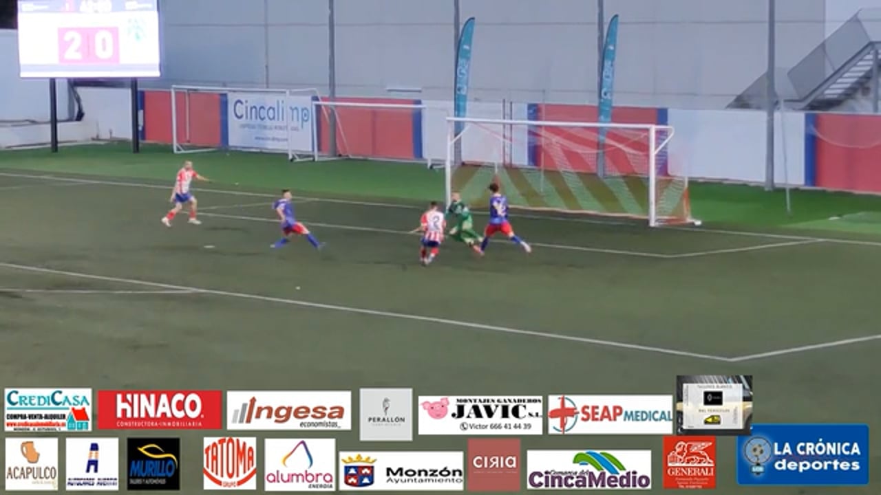 RESUMEN y GOLES) At Monzón Alumbra 3-1 Epila / J 10 / 3ª RFEF