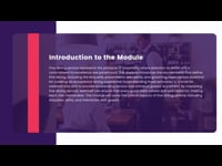 Module 1 Introduction to Fine Dining Service