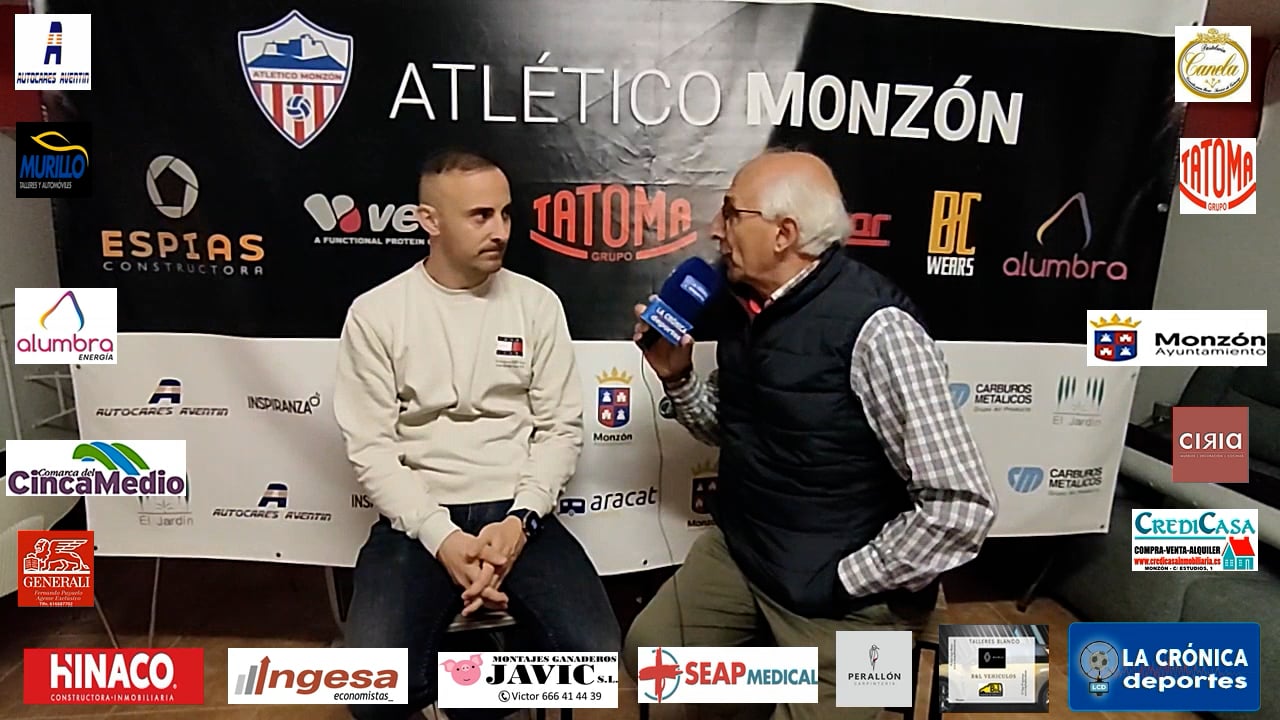 DANI  ACIRÓN (Entrenador Epila) At Monzón Alumbra 3-1 Epila / J 10 / 3ª RFEF