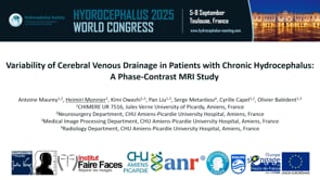 Variability of Cerebral Venous Drainage in Patients with Chronic Hydrocephalus: A Phase-Contrast MRI Study-Heimiri Monnier