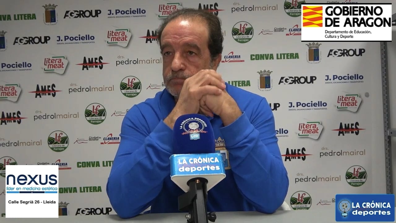 FÉLIX JIMÉNEZ (Entrenador Tamarite) CDJ Tamarite 1-1 CD Belchite 97 / Jor. 10 / Tercera Rfef